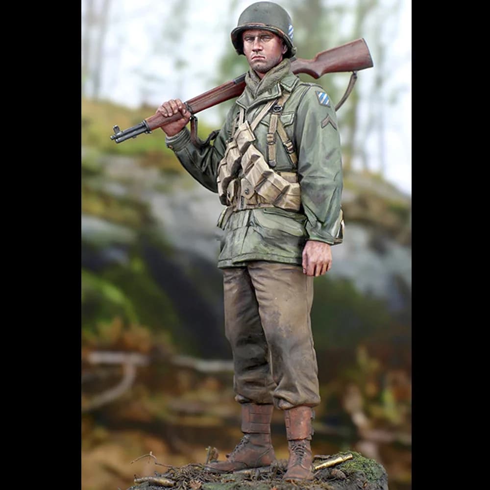Soldat américain 1/16, figurine de soldat en résine, thèmes militaires, kit non assemblé et non pein
