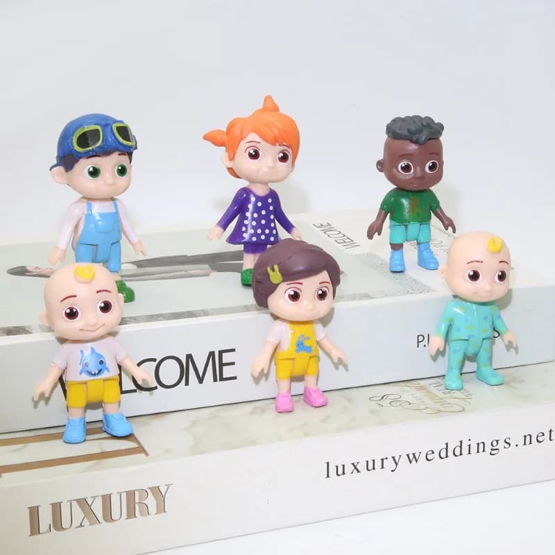 Cocomelons – personnage de dessin animé, modèle dérivé, ornement de bureau, décorations à collection
