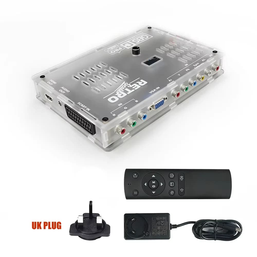 RetroScaler GBSC Pro GBS Contrôle Scart RGBS YPbPr VGA Composite (AV) SV vers HDMI ® Convertisseur