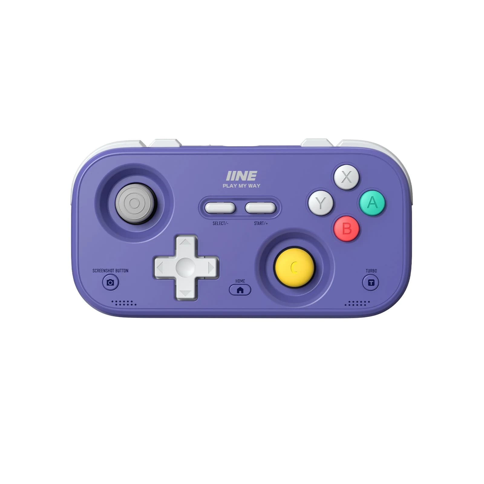 Contrôleur de jeu rétro de poche IINE, bâton encastré 1000Hz, manettes à effet Hall, Mini manette de