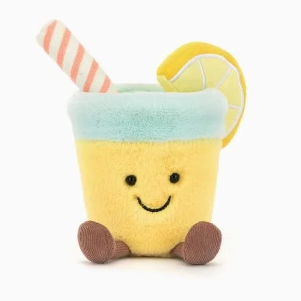Adorable limonade noix de coco peluches mignon citron eau doux en peluche jouet dessin animé poupée