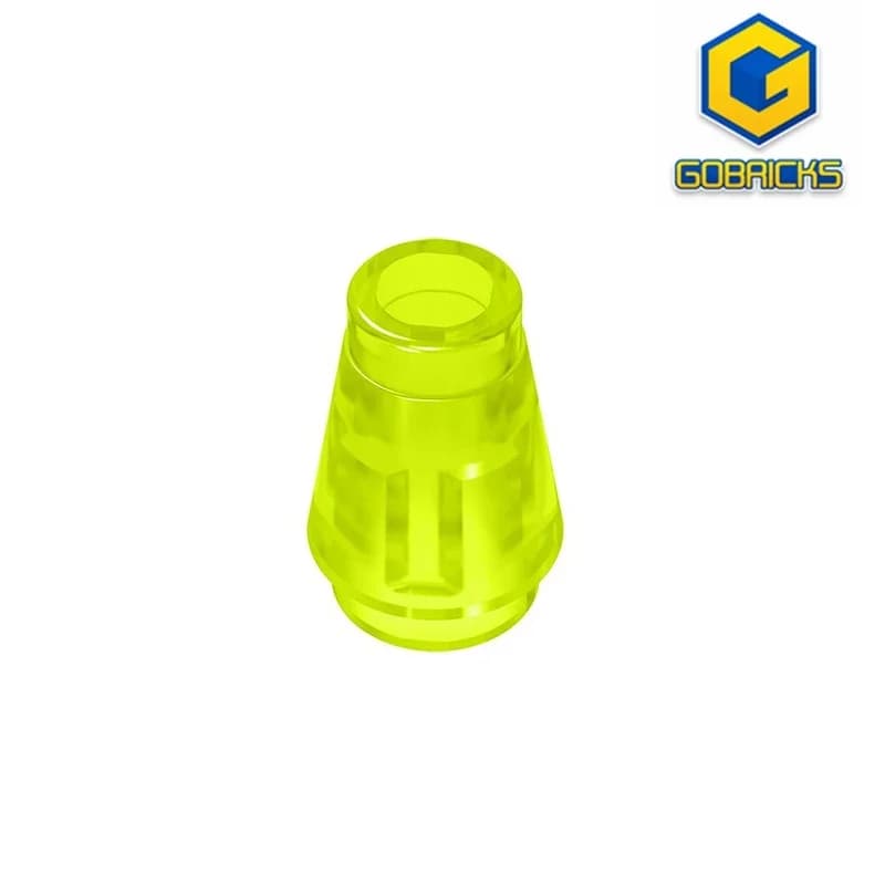 Gobricks GDS-606 cône de nez petit 1X1 compatible avec lego 4589 6188 59900 64288 blocs de construct