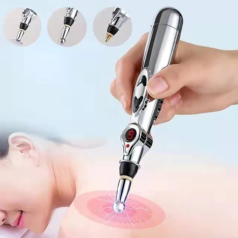 Stylo méridien à Circulation d'énergie électronique, stylo de Massage à impulsion d'énergie, stylos