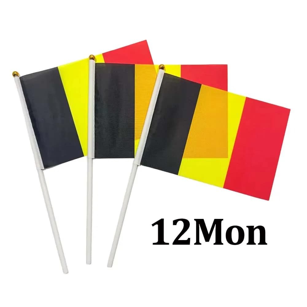 Drapeau européen Pologne Allemagne Espagne France Italie 4K drapeau de Football événement drapeau es