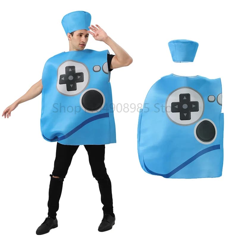 Costume de manette de jeu Cosplay pour adulte, tenue de jeu vidéo, contrôleur de jeu, Costume d'hall