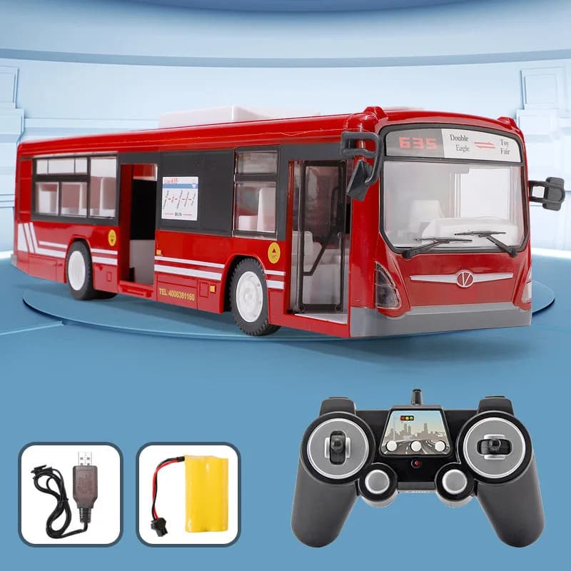 Double E E635 RC Bus jouet Simulation ville Tour voiture modèle Rc voiture électrique télécommandé v