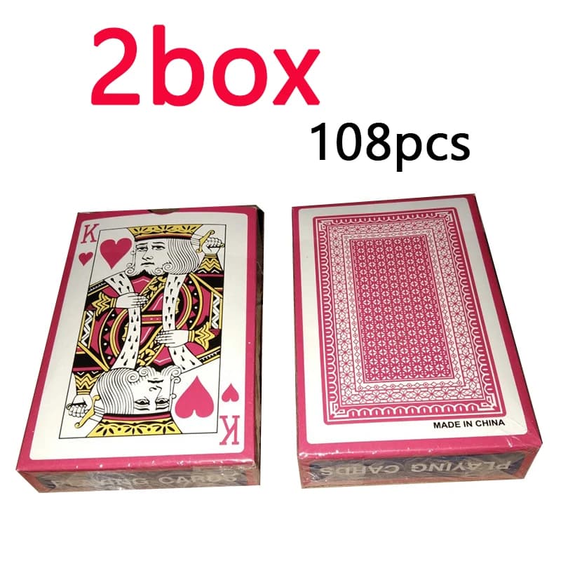 54 feuilles/ensemble 56x86 millimètres gris papier noyau cartes à jouer outils magiques fête jeux de