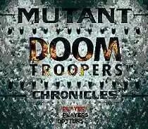 Mutant Doom Troopers – carte de jeu SEGA MD 16 bits pour Sega Mega Drive pour Genesis