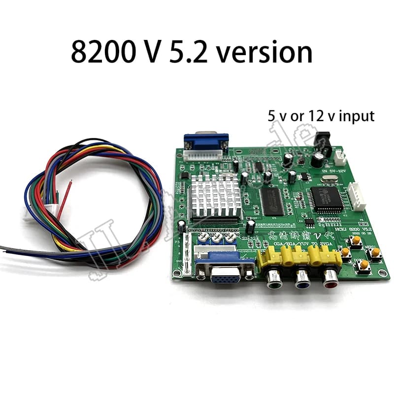Convertisseur vidéo pour jeu d'arcade, carte adaptateur, RGB, CGA, EGA, YUV, double VGA, HD, GBS-820