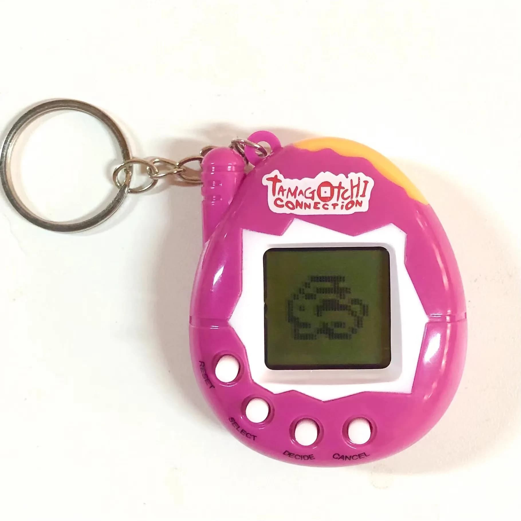 Porte-clés jeux rétro, console de jeu portable Tamagotchi, jouet en russe, allemand, espagnol, polon