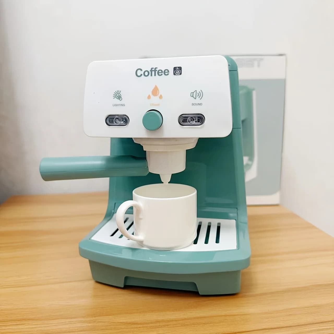 Machine à café jouet pour enfants avec lumière, son et sortie d'eau, simulation de cuisine, jeu de r