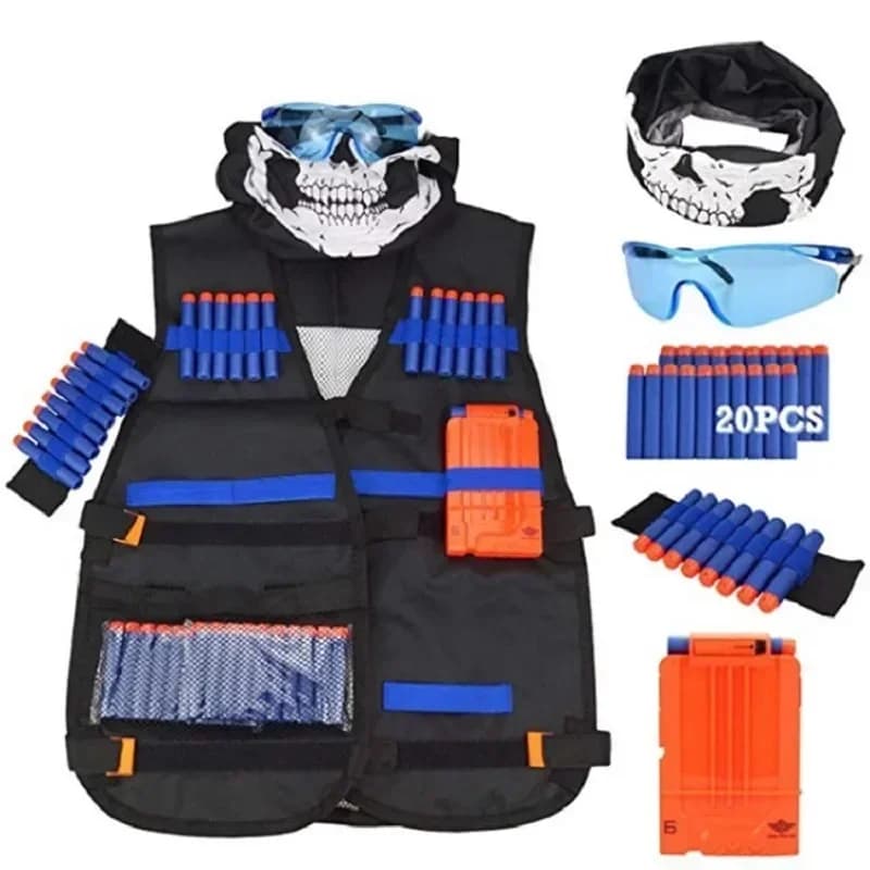 DULGLAPeugeot-Pistolets Nerf N-Strike Elite Series pour garçons, jouets, jeux de plein air, 2 paquet
