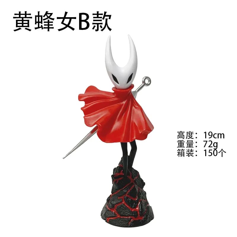Série Hollow Knight: Silksong-le chevalier, Hornet et le roi pâle, modèle d'ornement de jouet animé