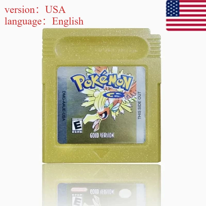 Cartouche d'encre pour machine de jeu vidéo 16 bits Pocket Monsters, carte de jeu GBC, série Pocket