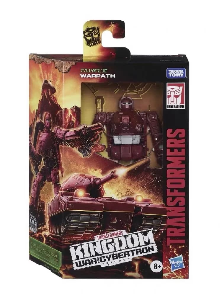Figurine d'action originale Hasbro Transformers War for Cybertron Kingdom F0671 Warpath WFC-K6, clas
