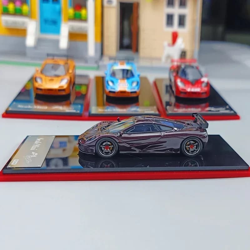 Modèle de voiture en résine Smile Mini F1 GTR et F1 LM, collection de jouets, décoration de véhicule