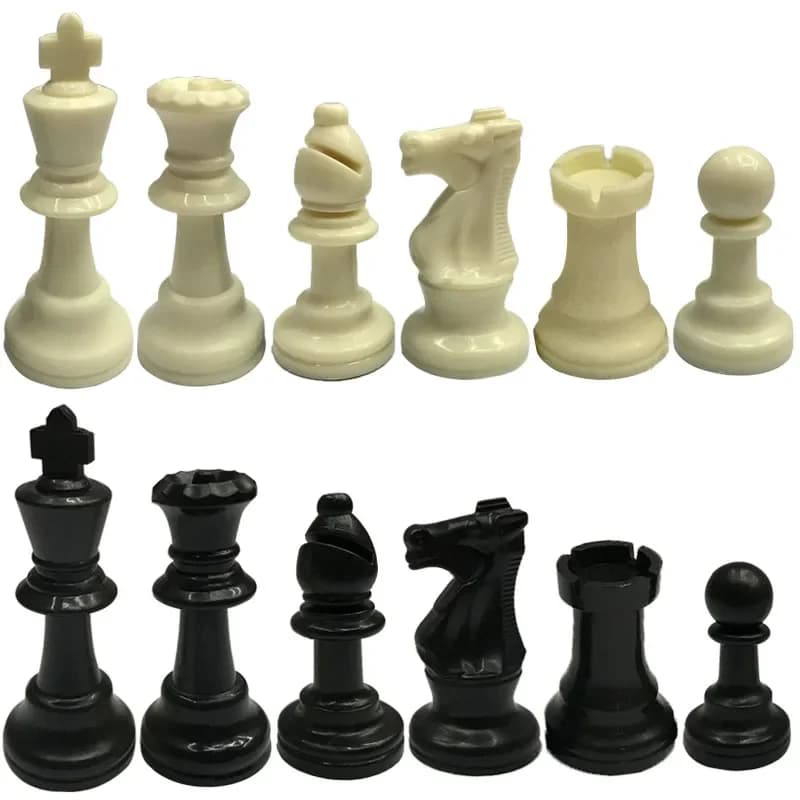 Jeu d'échecs de luxe 32 pièces d'échecs de haute qualité King High 64mm 77mm 97mm Ajedrez jeu d'éche