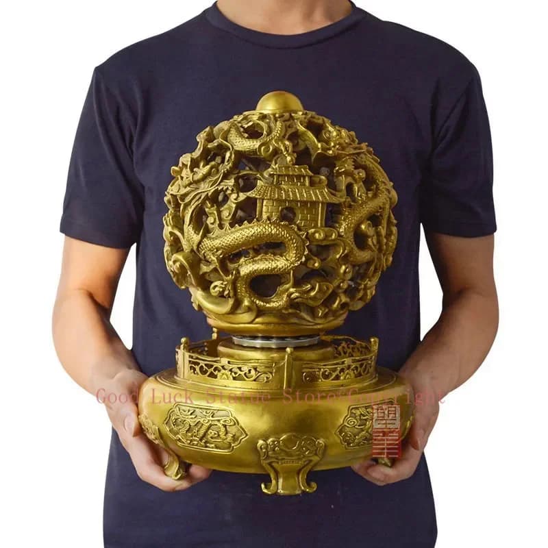 Statue de FENG SHUI KUN, 32CM, pour les affaires de Football, porte-bonheur, maison, bureau, boutiqu