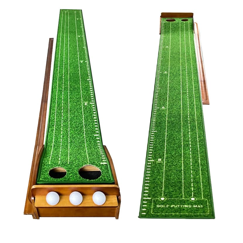 Tapis d'entraînement de golf professionnel portable et amovible pour la pratique du putting, idéal p