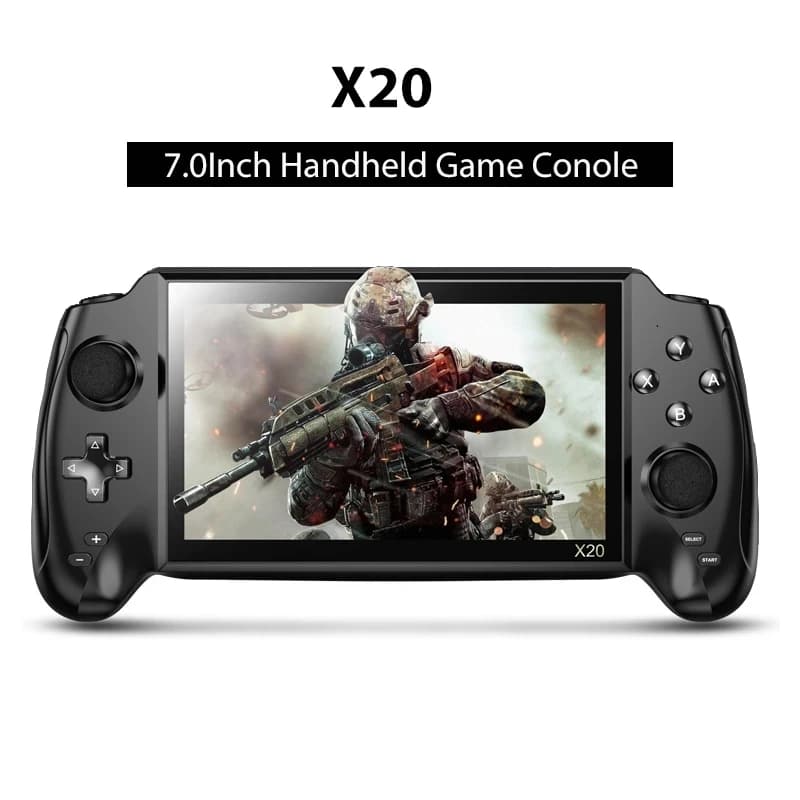 2025 nouveau X20 Portable rétro Console de jeu vidéo Portable Bulit-in 3000 jeu 7.0 pouces écran HD