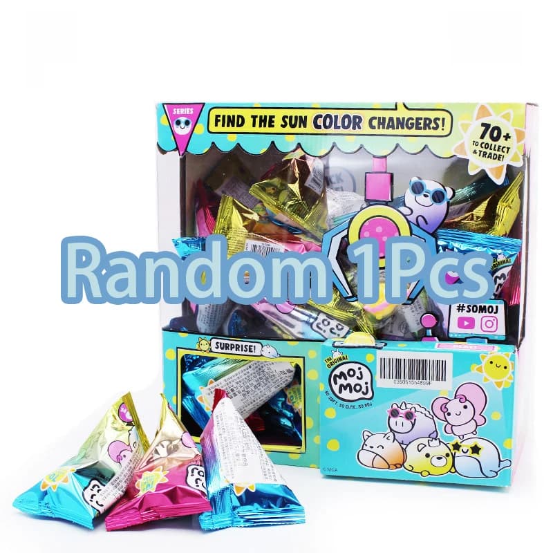 MGA Moj Moj Squishy Soft Animal Squeeze Toy Mystery Blind Box Gifts Toy Model Anime Figures Collect
