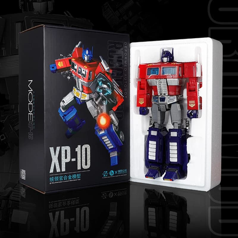 30CM Transformation Optimus Prime Bumblebee Megatron noir or Robot jouet alliage étoile commandant c