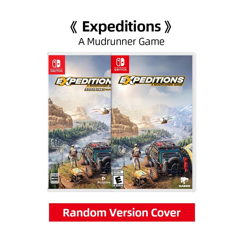Expéditions de offres de jeux Nintendo Switch: un jeu Mudrunner 100% carte de jeu physique originale