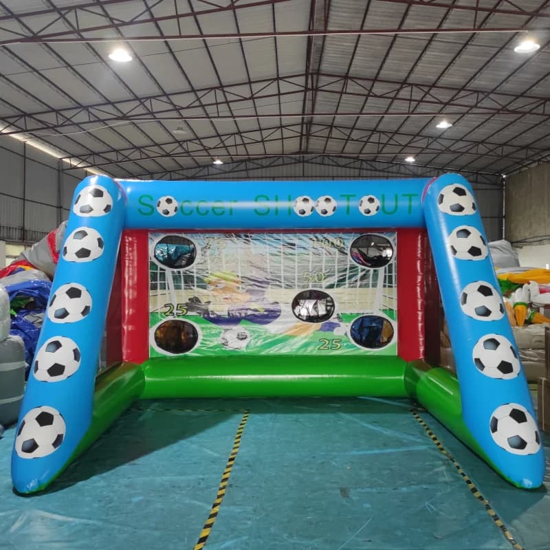 Jeu de tir de Football gonflable pour enfants, jeux de Sport de Football gonflables commerciaux en P