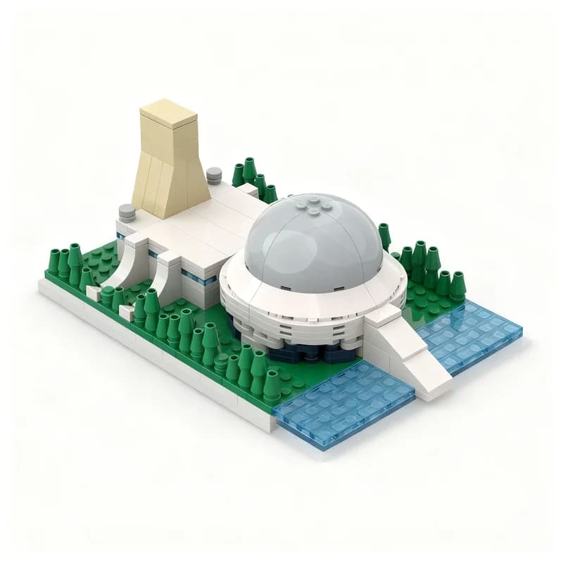371 pièces MOC acier Jeeg construire Base Architecture modèle blocs de Construction Construction jou