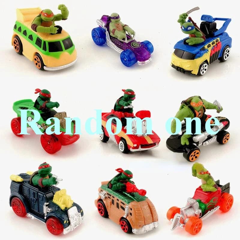 Adolescents Mutants Ninjas tortues Mutants Mayhem jouet voiture Bebop broyeur Leonardo figurines d'a