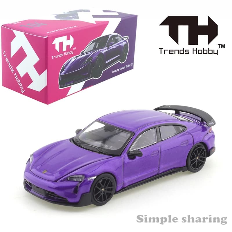 TH Lamborghini Hurricane GT3 EVO2 92 94 DTM Racing Car 1/64 Modèle en alliage moulé sous pression, o