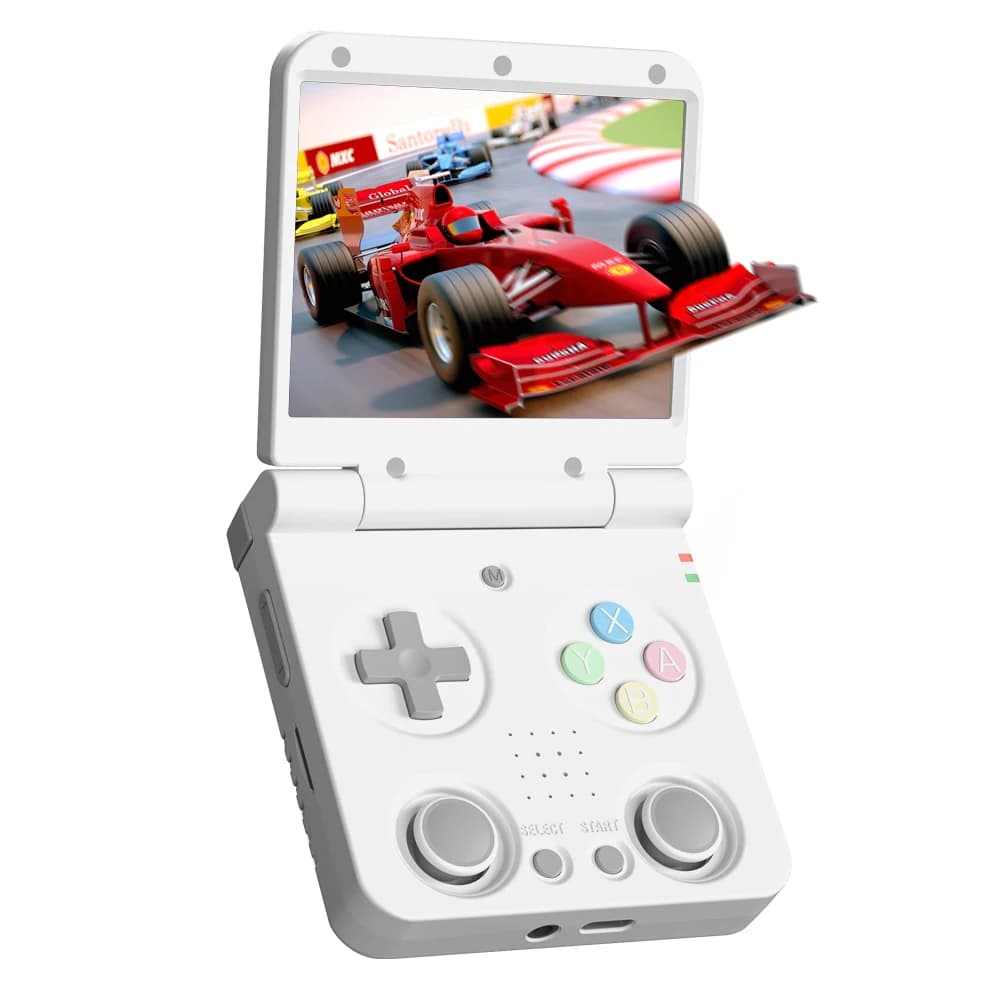 MIYOO Flip V2 Console de jeu Portable rétro avec charnière en métal 3.5 ''écran IPS Machine de jeu P