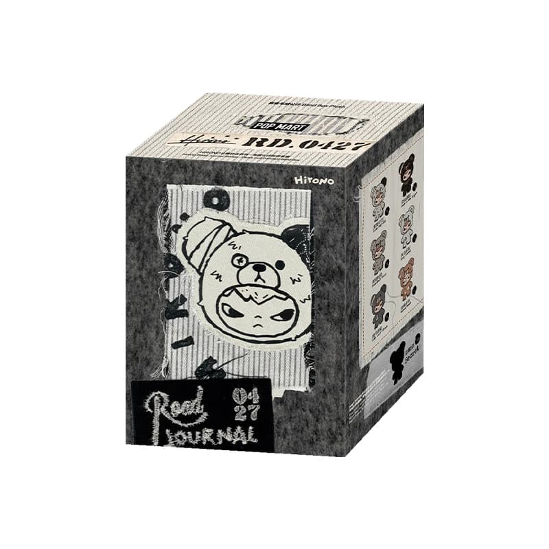 POP MART Hirono Road Journal Series - Pendentif Peluche Boîte Mystère 1PC/6PCS - Peluches de Collect