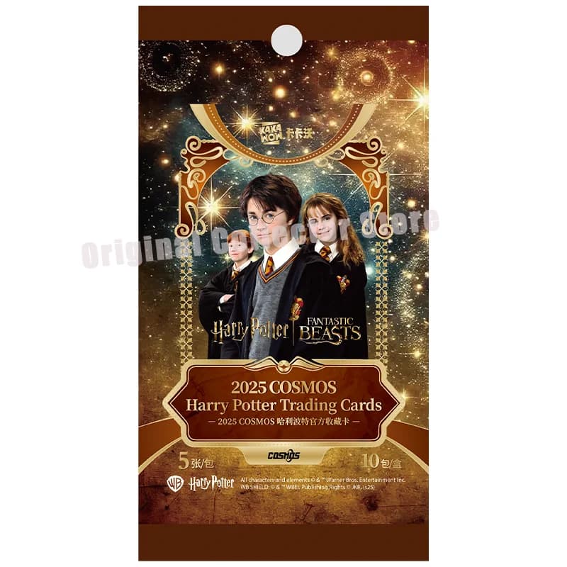 Cartes à collectionner originales Bandai Kziow officiel flambant neuf 2025 COSMOS Harry Potter carte