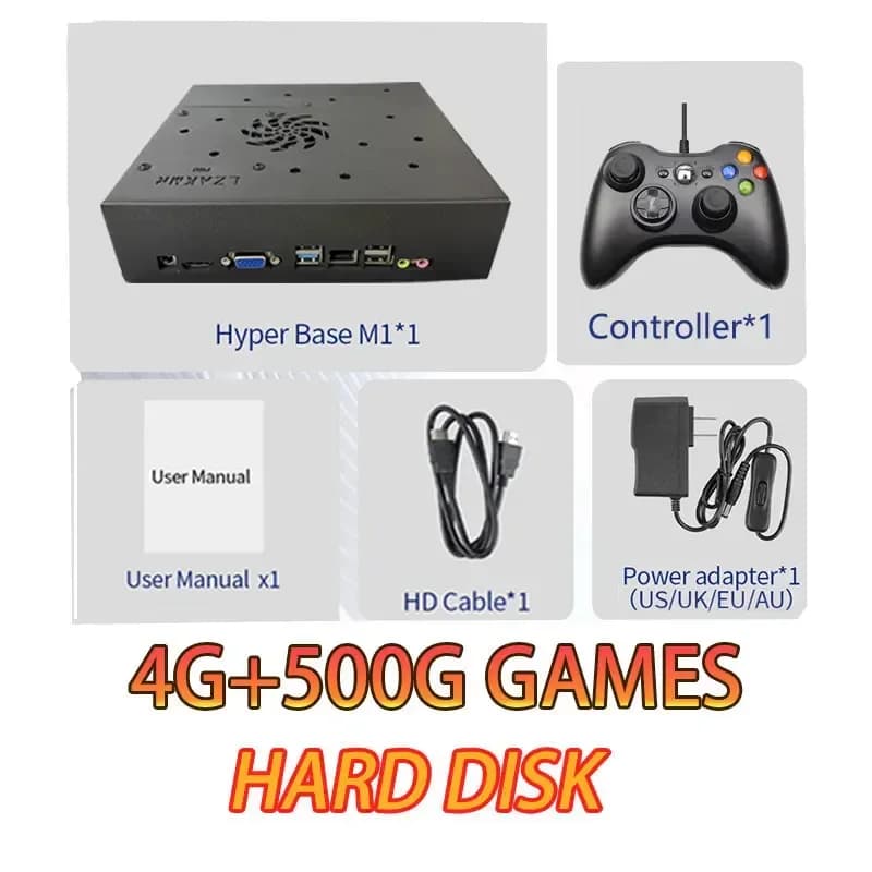 Super Console de jeu X8 Pro 70000 + jeux I3-3110M pour Wii PS2 DC PSP GAMECUBE 500G Console chargée