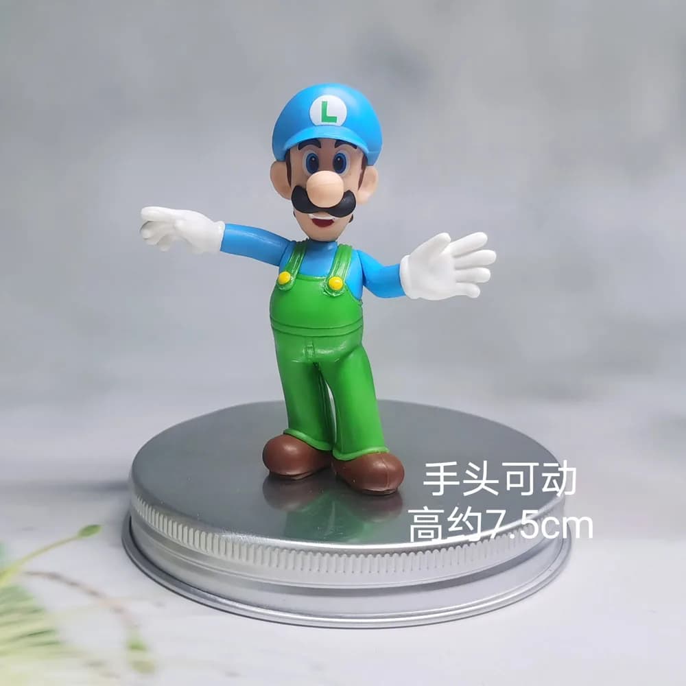 JAKKS Super Luigis Bros Figurines d'action Donkey Kong Waluigi Diddy Kong Warios Figurines d'anime P