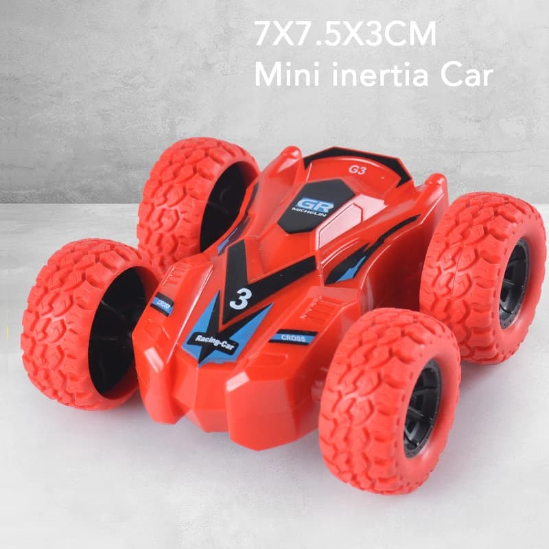 Mini voiture à inertie pour enfants, jouets de Collision, retournement automatique, voiture de cours