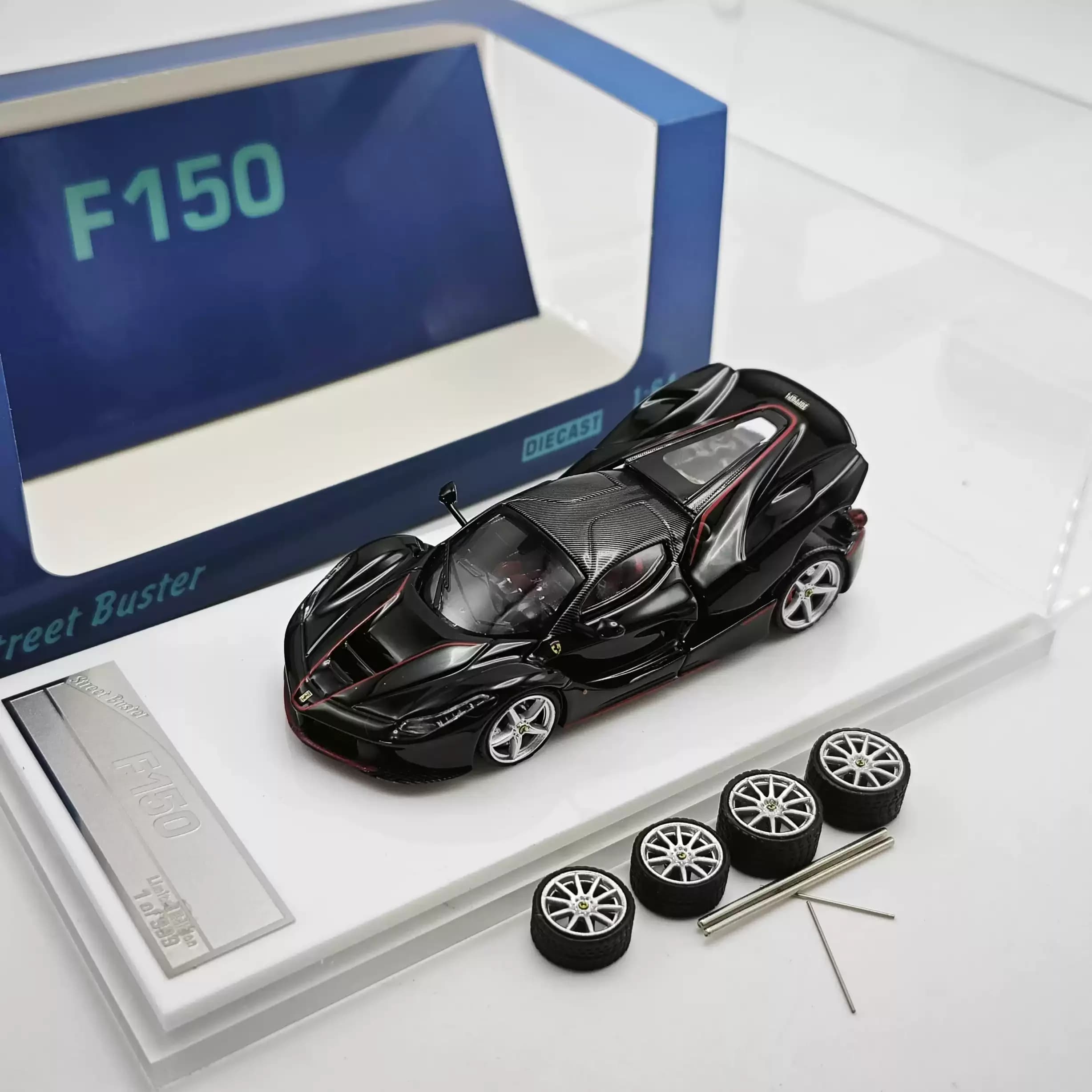 Street Buster 1:64 Ferrari LaFerrari Racing F150 Modèle de voiture en alliage moulé sous pression, j