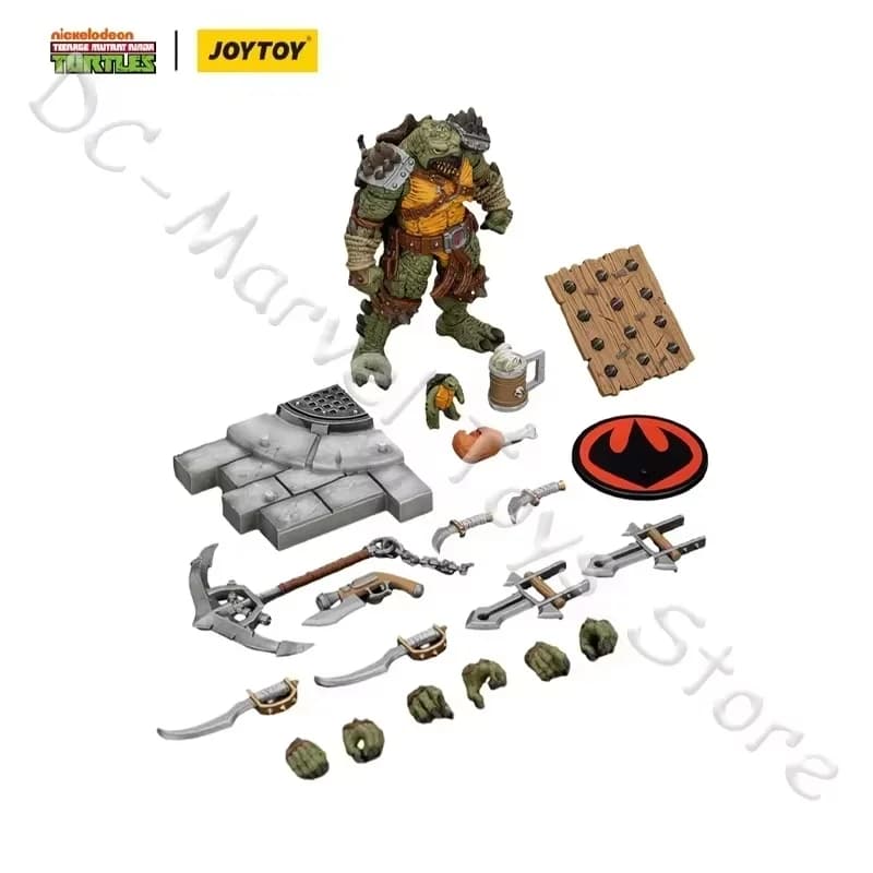 JOYTOY TMNT 1/18 Tmnt-Krang Tmnt-Tokka Tmnt-Slash tortues figurine jouets cadeaux personnalisés en S