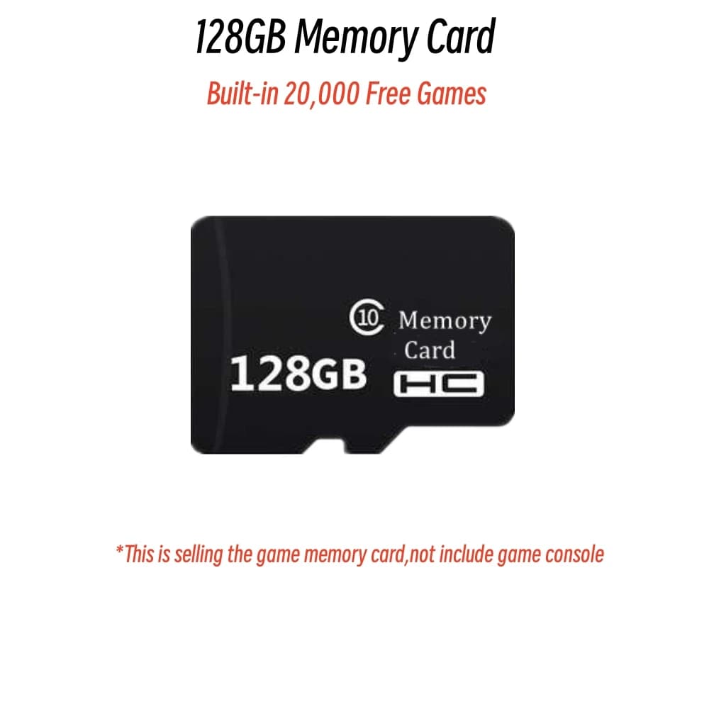 Nouvelle carte de jeu pour Console de jeu RG406V, carte mémoire TF 128 go 256 go avec 30000 jeux gra