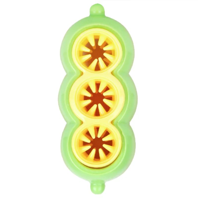 Jouet distributeur de friandises pour chien en forme de pois, puzzle d'alimentation lente, entraînem
