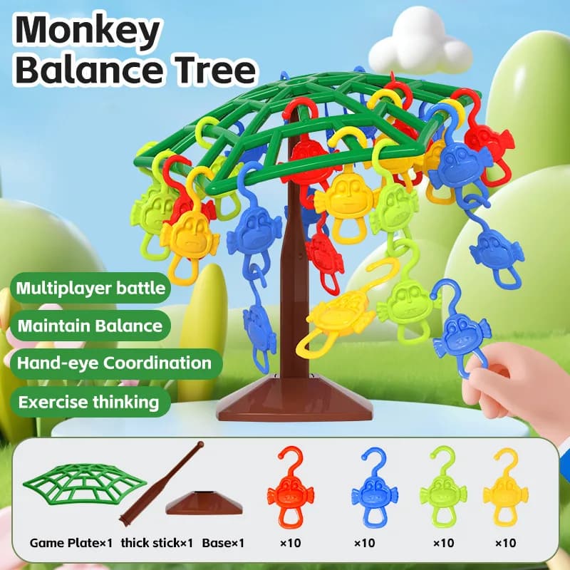 Jeu de société éducatif pour enfants, jeu de bureau amusant d'adresse et d'équilibre, avec jouets su