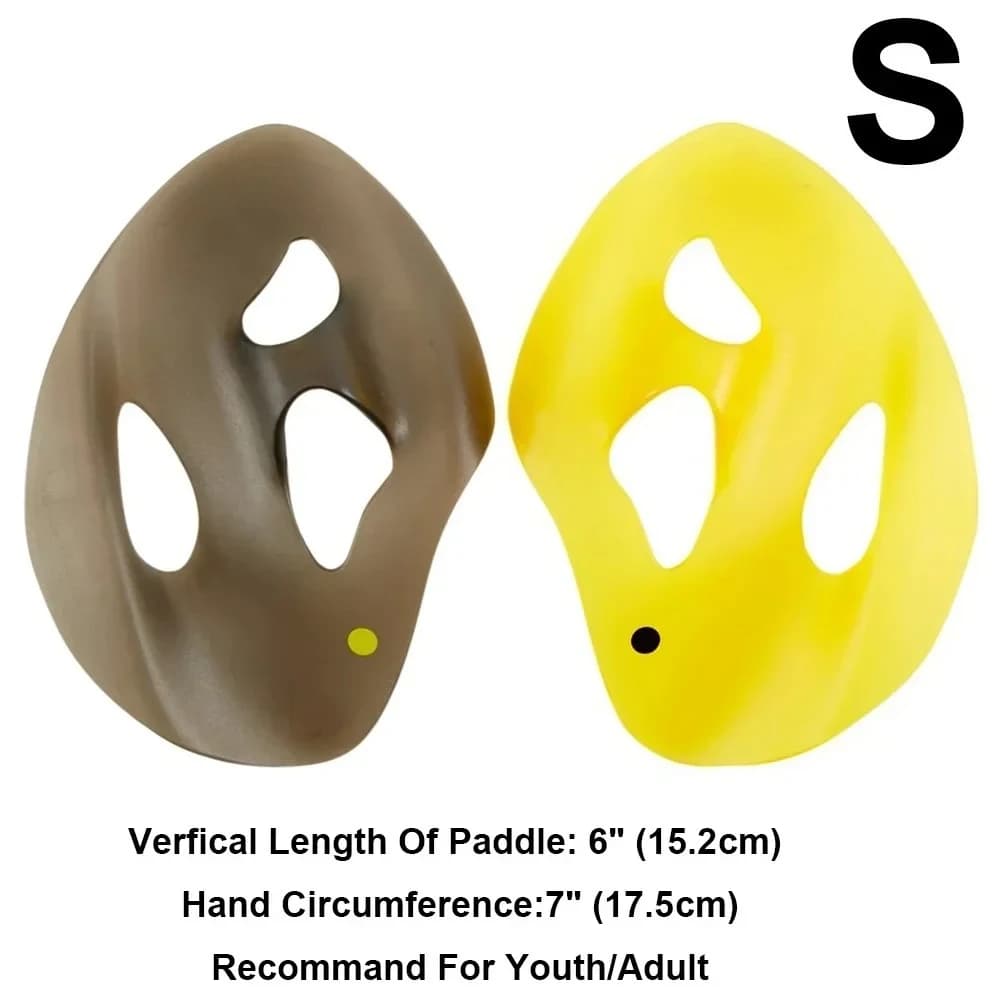 Pagaies de natation pagaies ergonomiques de natation coups professionnels Correction de pratique pal