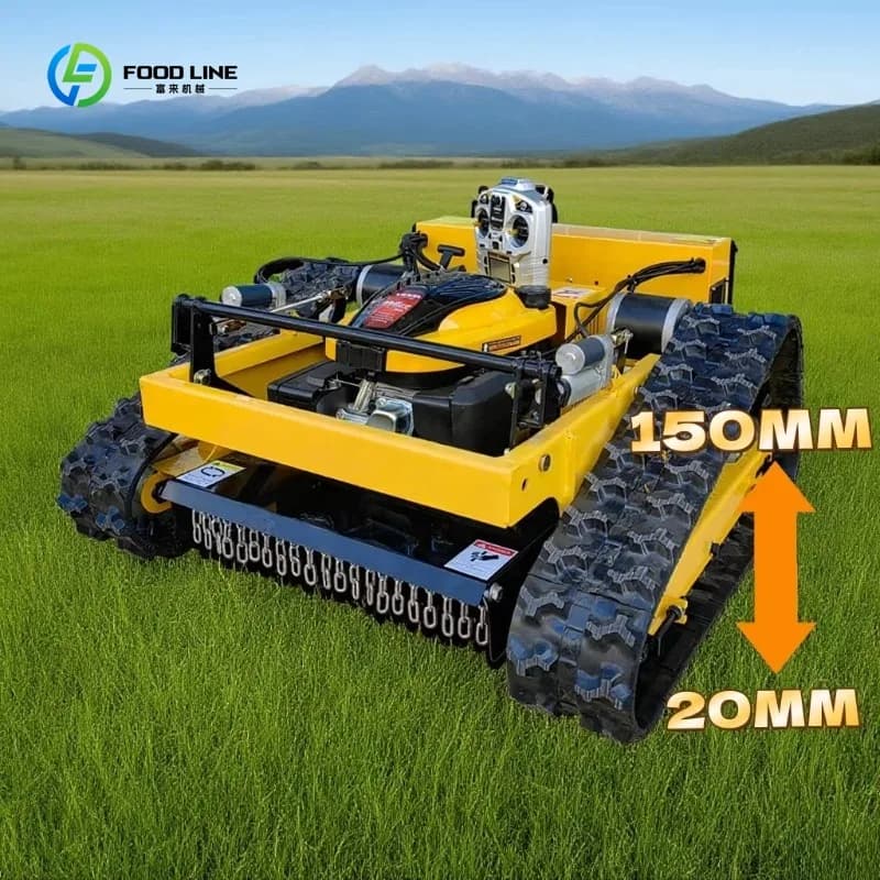 Tondeuse à gazon RC multifonctionnelle, machine de coupe d'herbe, vente directe usine, qualité agric