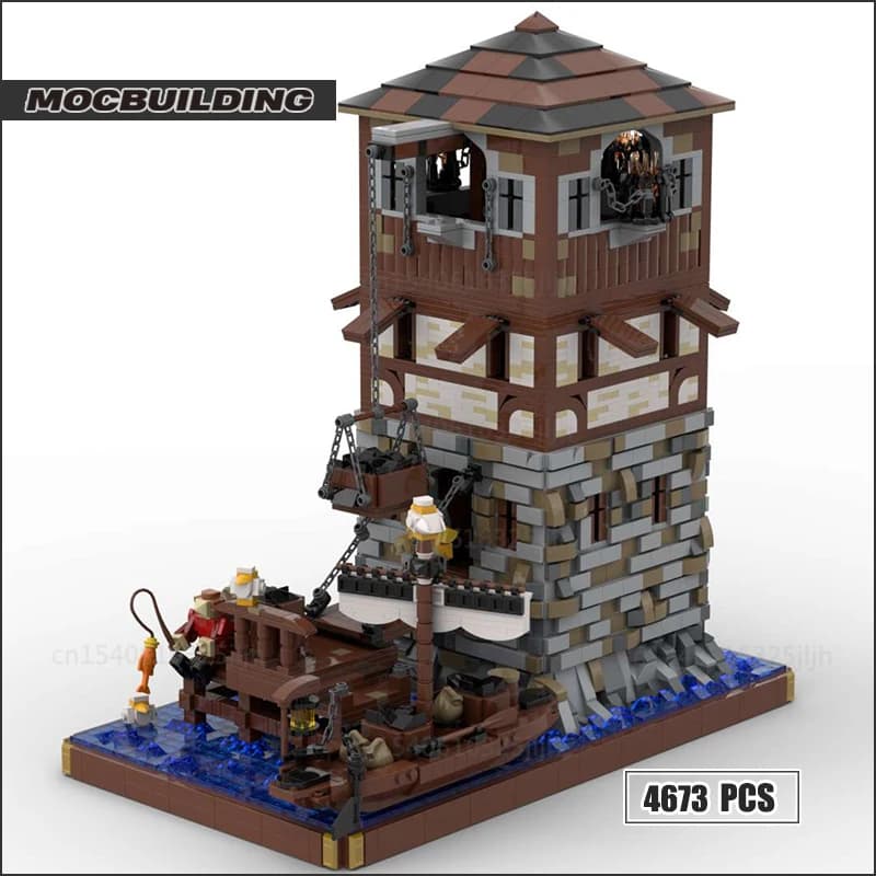 Décennie s de Construction du Phare Médiéval UCS Moc, Château, Architecture, Bricolage, Assemblage,