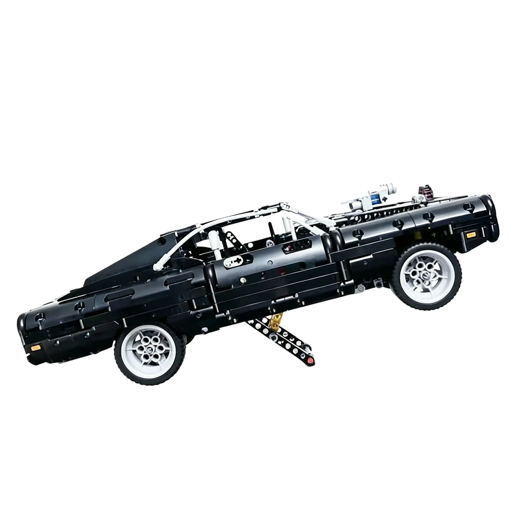 Modèle de voiture de film classique en blocs de construction ; Modèle de voiture américaine ; Jouet