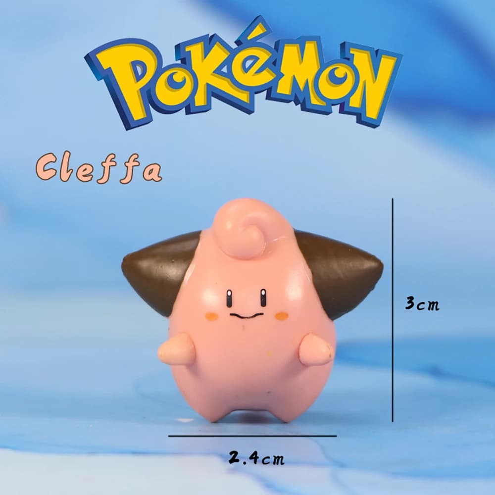 Figurine de collection WCT Pokemon Cleffa Clefable, jouet pour les fans, cadeau de festival