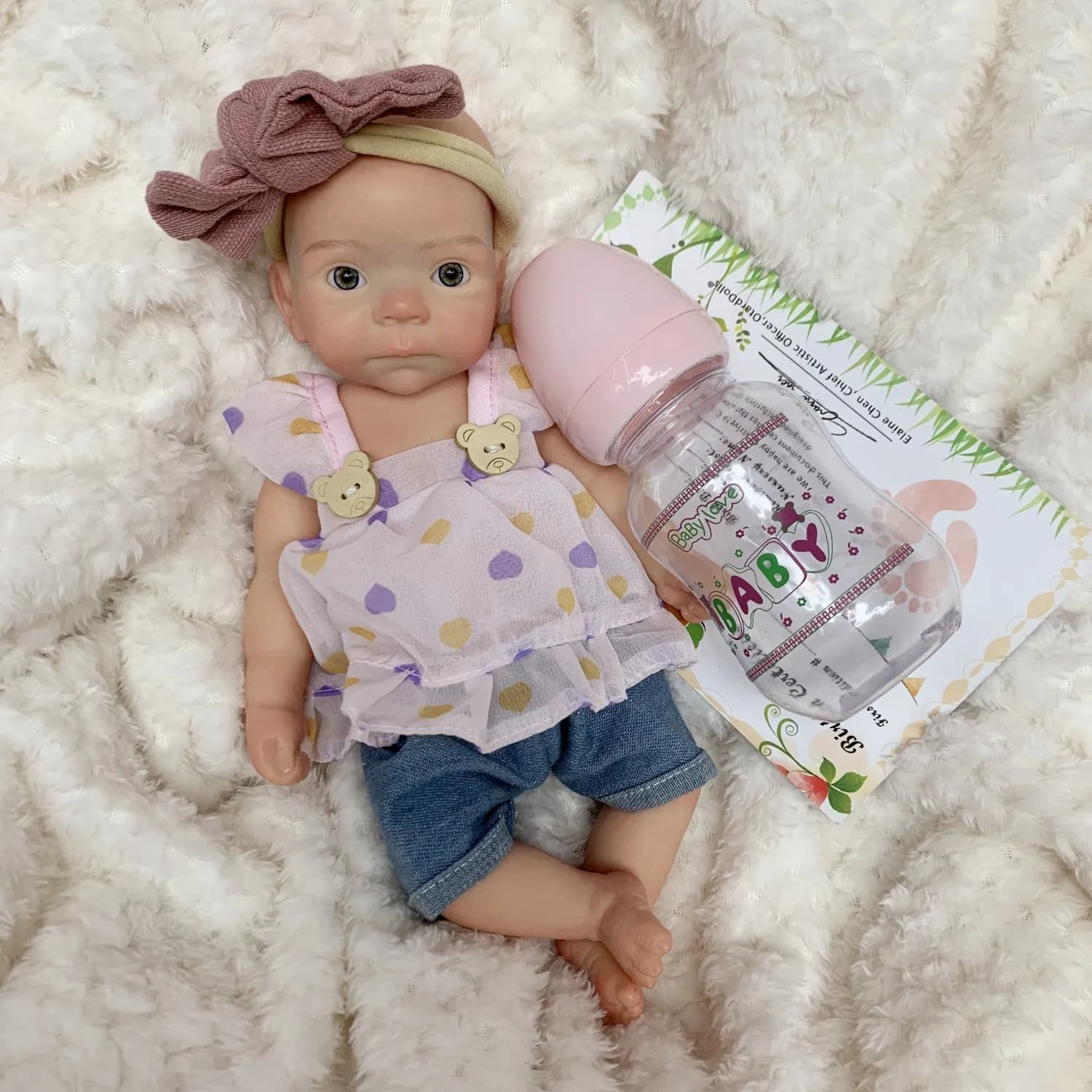 OtardDolls – poupée Reborn en Silicone souple de 10 pouces, corps entier en Silicone solide, peinte
