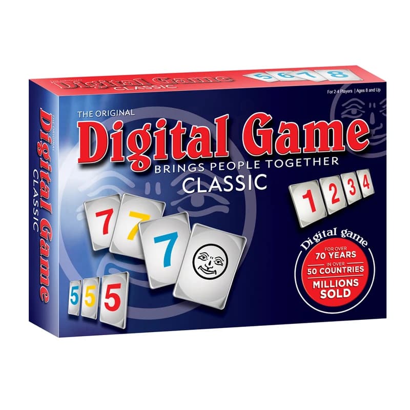 Mahjong Rummy numérique israélien, jeu de société classique à mouvement rapide, 2-4 joueurs, édition