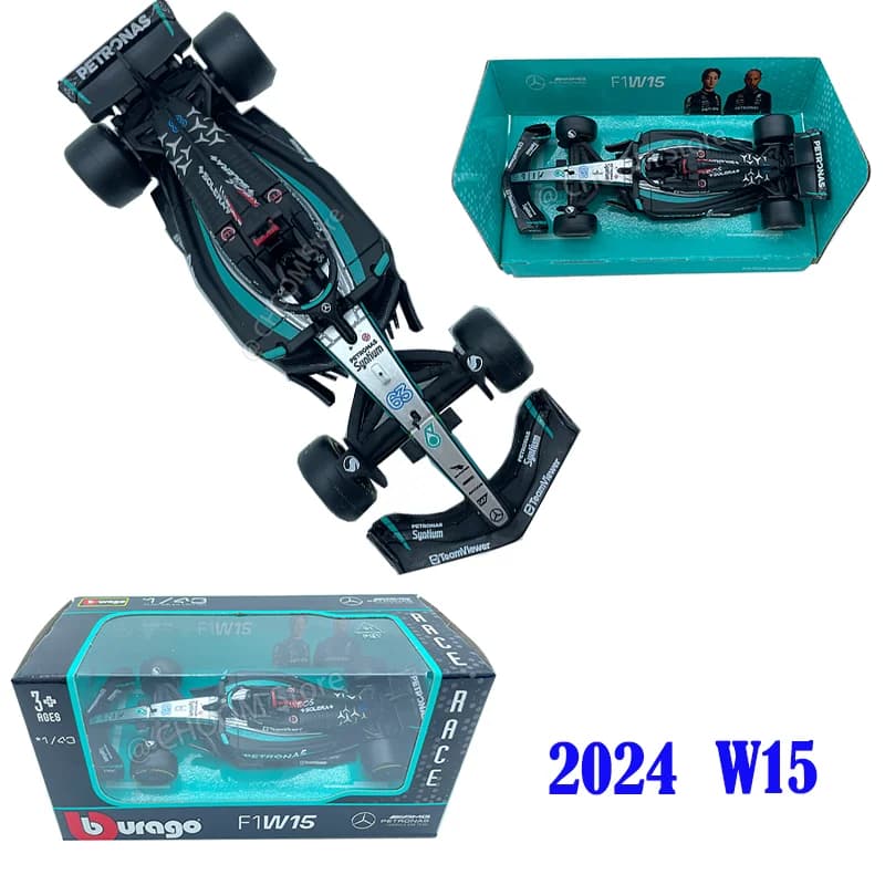 Bburago 1:43 W15 mercedes-amg F1 formule de l'équipe moulé sous pression modèle de voiture véhicules
